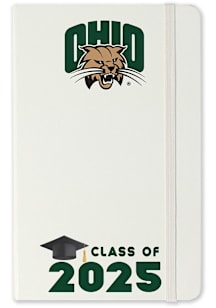 Ohio Bobcats Class of 25 team logo Notebook and Folder - White