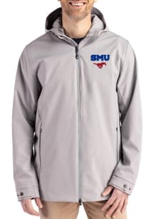 Cutter and Buck SMU Mustangs Mens Grey Camano Light Weight Jacket