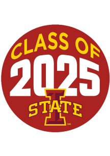 Iowa State Cyclones 3&quot; Class of 2025 Button - Yellow