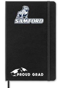 Samford University Bulldogs Proud Grad team logo Notebook and Folder - Black