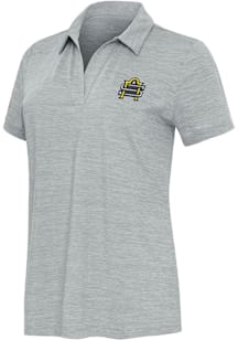 Antigua San Antonio Brahmas Womens Grey Alternate Layout Short Sleeve Polo Shirt