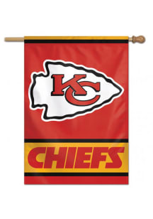 Kansas City Chiefs 28x40 Red Silk Screen Banner