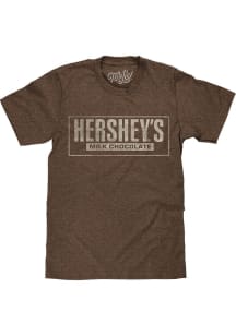 Hershey Brown Milk Chocolate Short Sleeve Fashion T Shirt