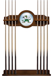 Notre Dame Fighting Irish Mascot Solid Wood Cue Rack Pool Table