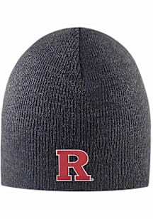 LogoFit Rutgers Scarlet Knights Dark Grey Everest Mens Knit Hat