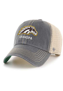 47 Charcoal Western Michigan Broncos Grandpa Trawler Adjustable Hat