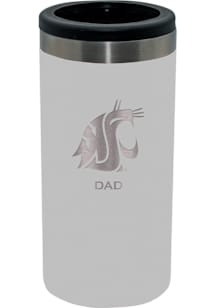 Washington State Cougars Dad 12oz Slim Stainless Steel Coolie