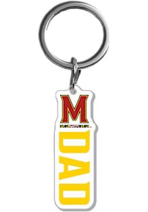 Maryland Terrapins Dad Acrylic Keychain - Red