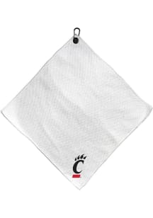 White Cincinnati Bearcats Microfiber 15x15 Golf Towel