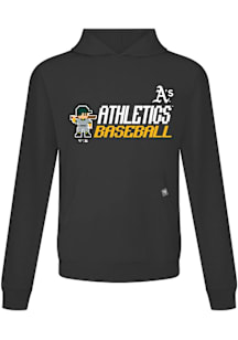 Levelwear Oakland Athletics Mens Black Relay 8-Bit Baseball Hood