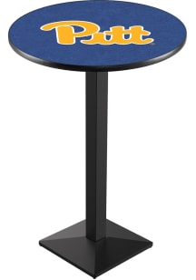 Black Pitt Panthers Square Base Pub Table