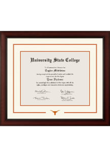 Texas Longhorns Spirit Encore Diploma Frame - Brown