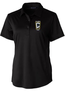 Cutter and Buck Columbus Crew Womens Black Prospect Short Sleeve Polo Shirt