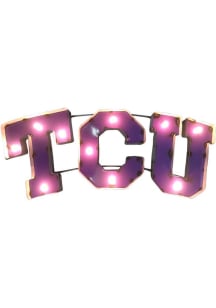 TCU Horned Frogs Lit Marquee Sign