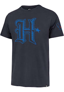 47 Houston Texans Navy Blue H Town Franklin Short Sleeve Fashion T Shirt