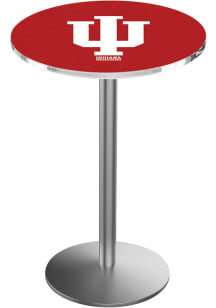 Indiana Hoosiers Stainless Round Base Pub Table