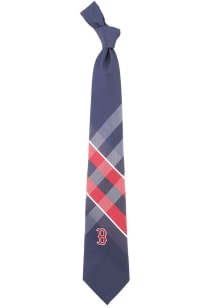 Boston Red Sox Grid Neck Mens Tie