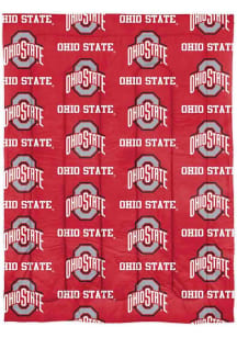 Red Ohio State Buckeyes Twin Bed in a Bag Bedding