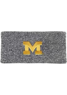 Michigan Wolverines LogoFit Cameron Womens Headband - Dark Grey