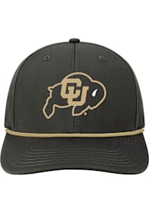 Legacy Colorado Buffaloes Mens Black Back Nine Stretch Fit Flex Hat