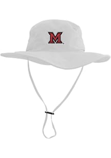 LogoFit Miami RedHawks White Boonie Mens Bucket Hat