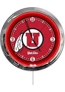 Utah Utes Multi Color LED Wall Clock