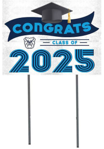Butler Bulldogs KH Sports Fan Class of 2025 graduation graphic Yard Sign - White