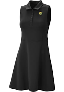 Columbia Baylor Bears Womens Black Heat Seal Match Short Sleeve Dress
