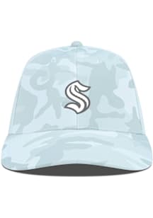 Levelwear Seattle Kraken Clash 3D Patch Adjustable Hat - White