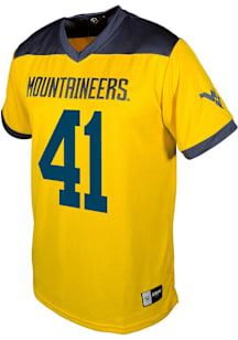 Oliver Straw  Genuine Collective West Virginia Mountaineers Gold Football NIL Football Jersey