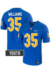 Jalynn Williams Nike Youth Blue Pitt Panthers NIL Name And Number Football Jersey Jersey