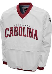 South Carolina Gamecocks Mens White Members Windshell Light Weight Jacket
