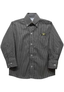 Vive La Fete Northern Kentucky Norse Baby Black Gingham Long Sleeve Polo