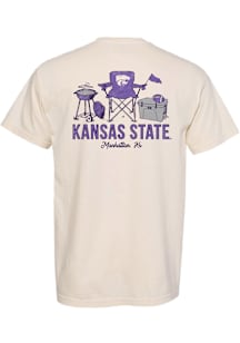 Summit Sportswear K-State Wildcats White Comfort Colors Tailgate Short Sleeve T Shirt
