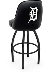 Detroit Tigers Padded Swivel Pub Stool - Black