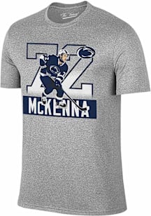 Gavin McKenna  Penn State Nittany Lions Grey The Victory Hockey Player Short Sleeve T Shirt