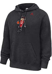 Nike Cincinnati Bearcats Mens Black Bearcat Playing Womens Basketball Long Sleeve Hoodie