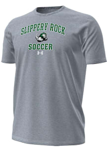 Under Armour Slippery Rock Grey Soccer Performance Short Sleeve T Shirt