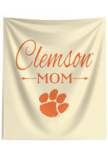 Clemson Tigers Mom 50x60 Tapestry Blanket