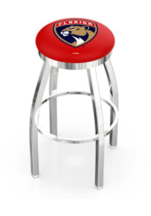Florida Panthers Chrome Pub Stool - Silver