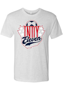 Indy Eleven Oatmeal Fan Fare Short Sleeve Fashion T Shirt