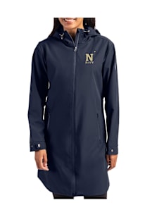 Cutter and Buck Navy Midshipmen Womens Navy Blue Camano Light Weight Jacket