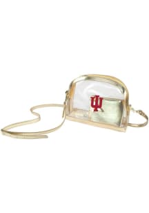 Half moon Indiana Hoosiers Womens Clear Tote - White