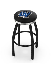 Grand Valley State Lakers Chrome Seat Pub Stool - Black