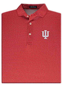 Turtleson Indiana Hoosiers Mens Crimson Alex Short Sleeve Fashion Polo