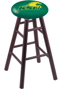 Kentucky State University Round Cushion Oak Pub Stool - Brown