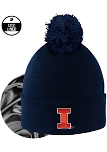 LogoFit Illinois Fighting Illini Navy Blue Monroe Womens Knit Hat