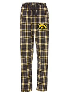 Iowa Hawkeyes Womens Black Haley Flannel Loungewear Sleep Pants