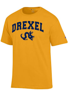 Champion Drexel Dragons Gold University Seal Short Sleeve T Shirt