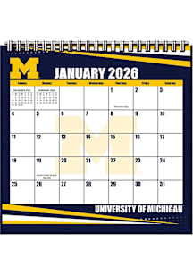 Michigan Wolverines 2026 Easel Desk Calendar